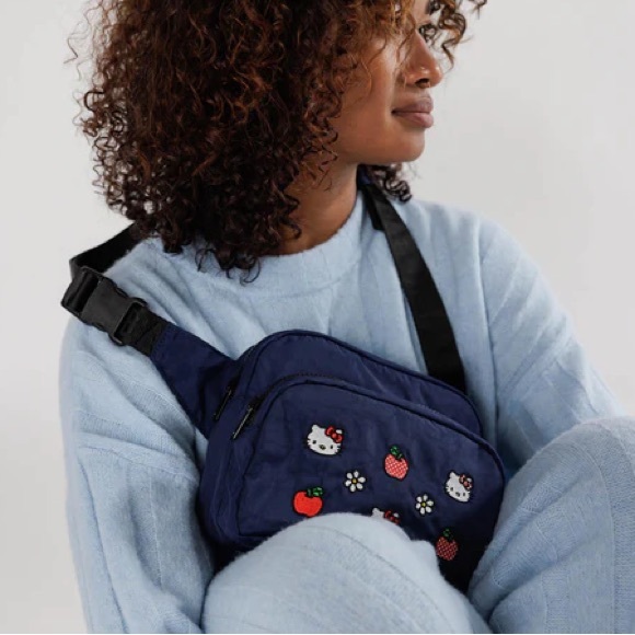 BAGGU Handbags - BAGGU • Embroidered Hello Kitty Apple Fanny Pack